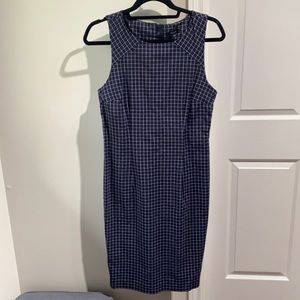RW&Co Navy and White Sleeveless Dress